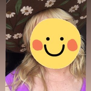 Lunabloom brown, hand painted hat!